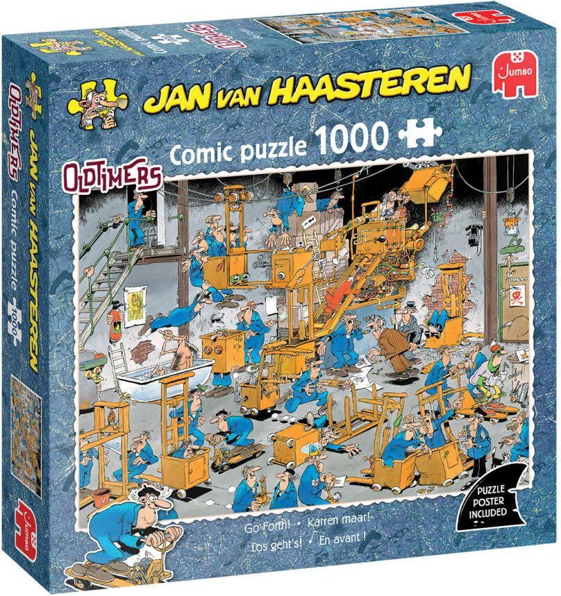 Jan van Haasteren Jumbo oldtimers karren maar! 1000 stukjes