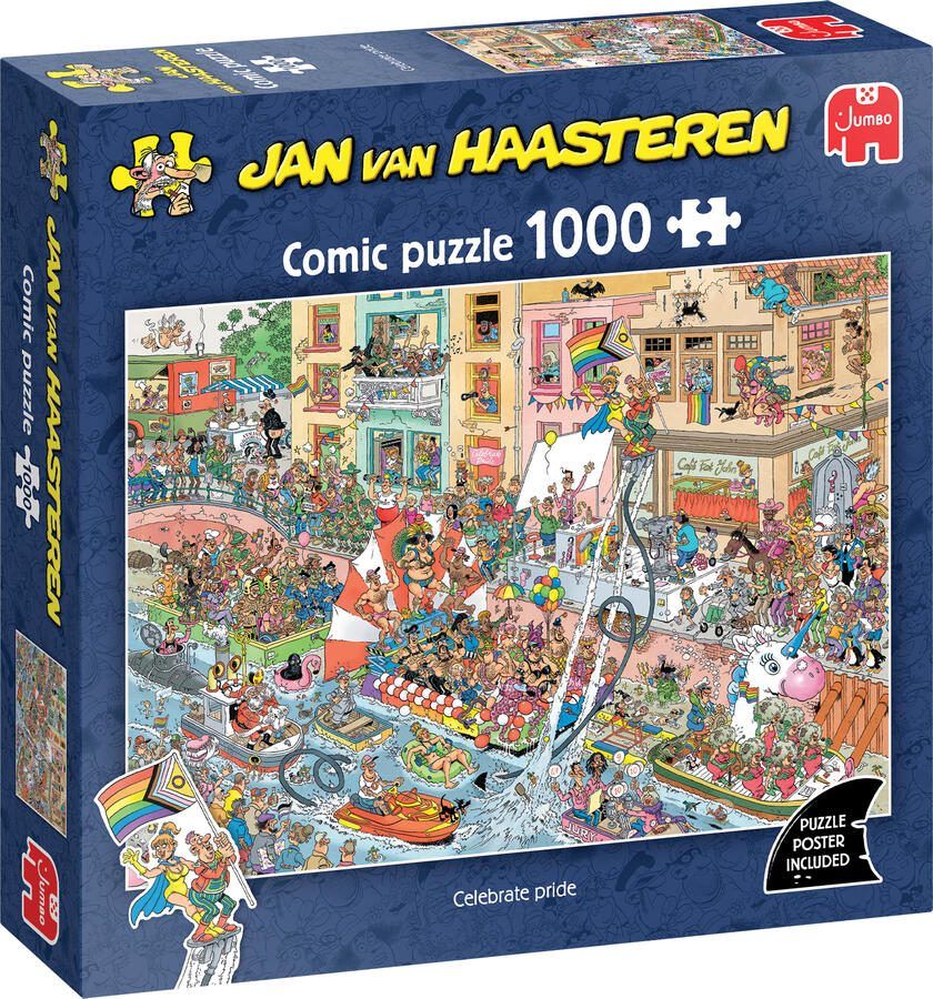 Jumbo Jan van Haasteren celebrate pride 1000 stukjes