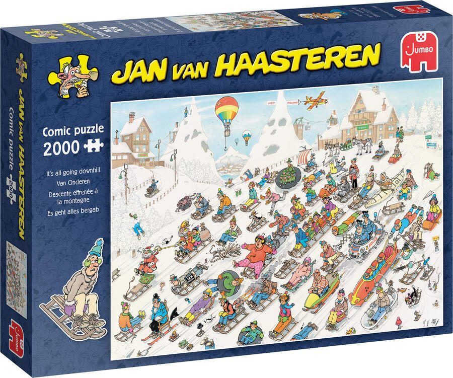 Jumbo Jan van Haasteren van onderen 2000 stukjes