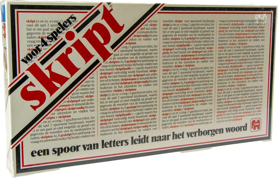Jumbo Skript spel voor 4 spelers