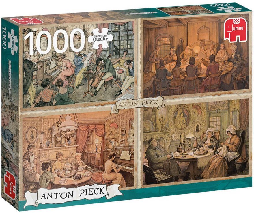 Jumbo puzzel 1000 stukjes Anton Pieck Entertainment in the livingroom