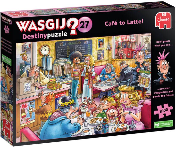 Wasgij Destiny 27 Café to Latte! 1000 stukjes Legpuzzel volwassenen