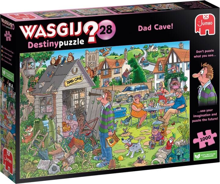 Wasgij Destiny 28 De mancave van pa! 1000 stukjes puzzel Legpuzzel