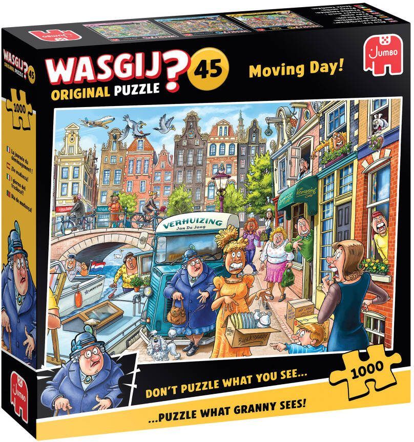 Wasgij Jumbo ? Original 45 verhuisdag! 1000 stukjes