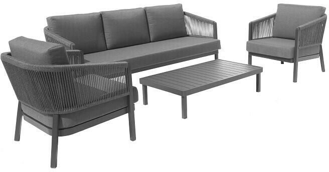 Kettler Arezzo Loungeset rope 3-1-1-zits