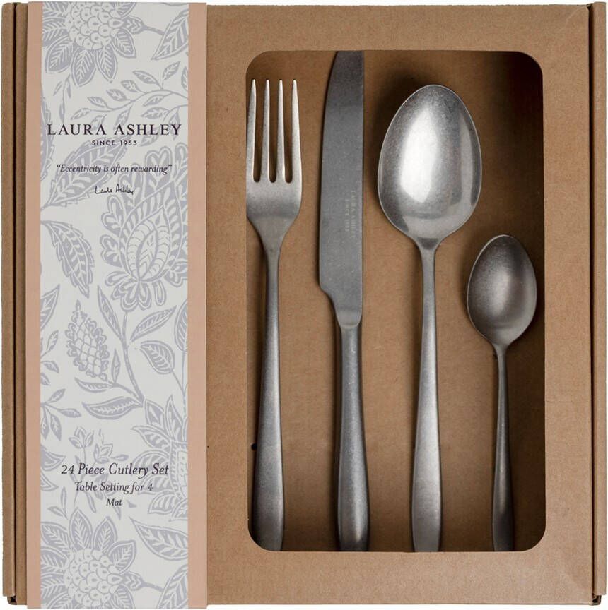 Laura Ashley bestekset 24-delig mat