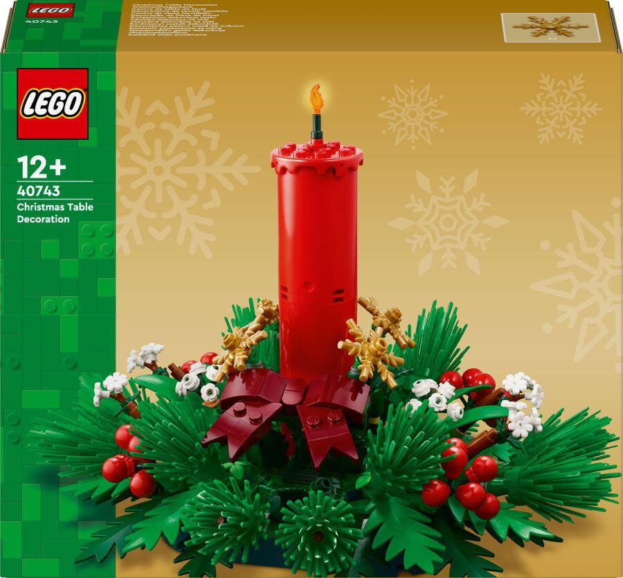 LEGO Icons Kersttafeldecoratie 40743