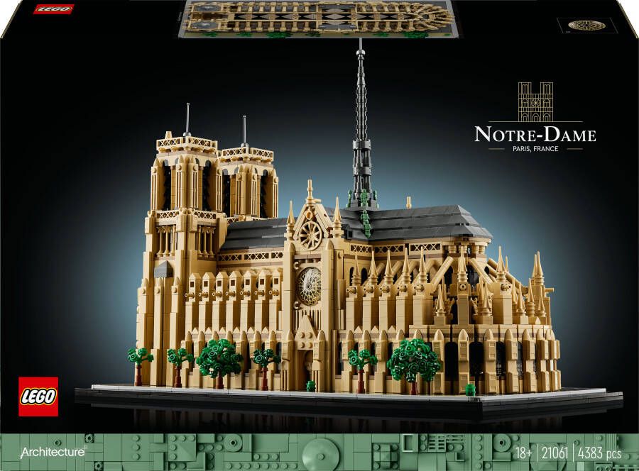 LEGO Architecture 21061 Notre-Dame de Paris Bouwset voor volwassenen