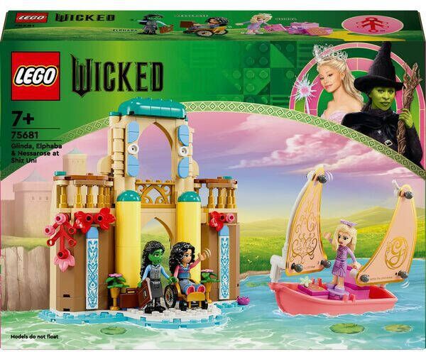 LEGO Wicked Glinda Elphaba en Nessarose op Shiz University 75681