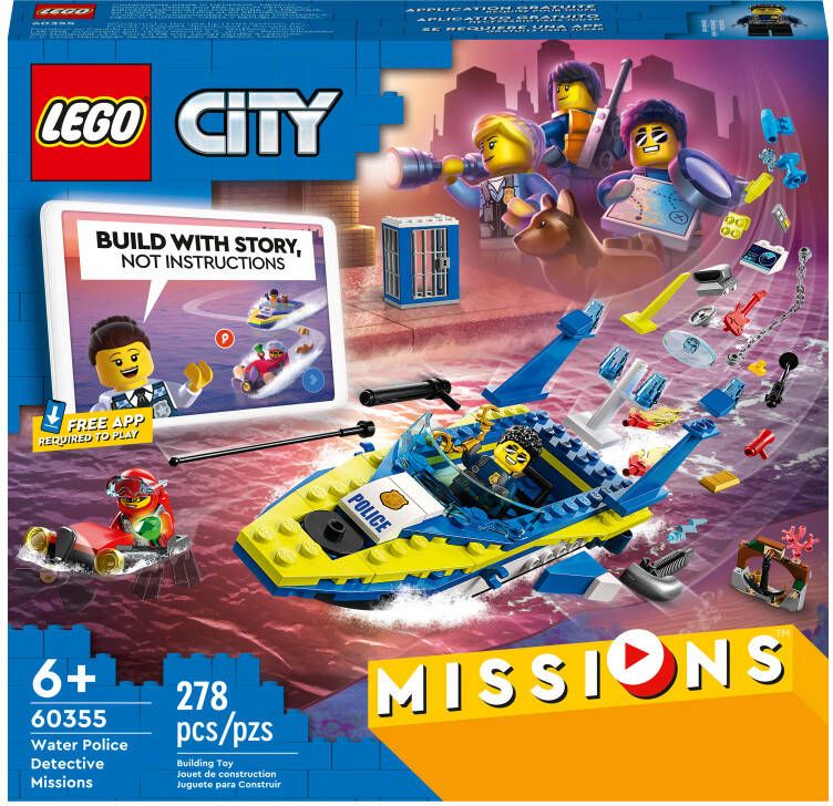 LEGO City 60355 detectivemissies van stadswaterpolitie