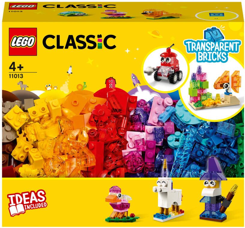 LEGO Classic 11013 creative transparent bricks