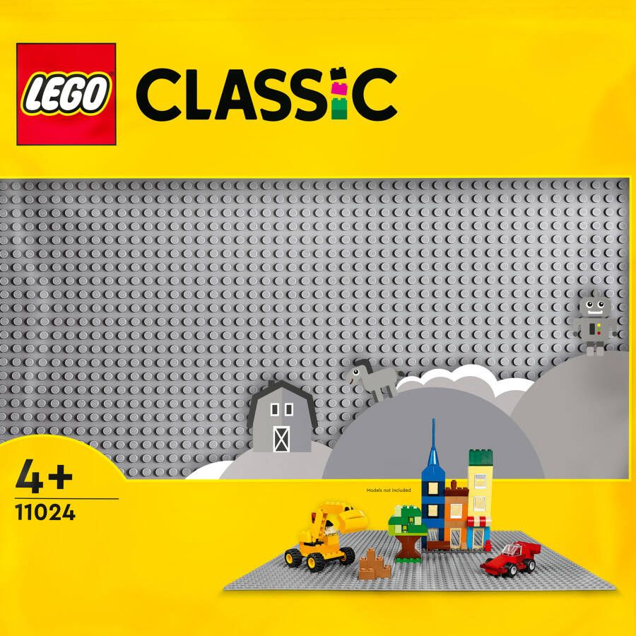 LEGO Classic 11024 Grijze bouwplaat
