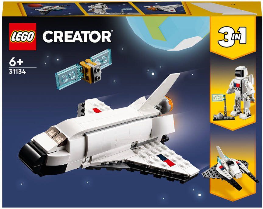 LEGO Creator 3-in-1 Space Shuttle Ruimteschip-Astronaut Speelgoed voor Kinderen 31134 - Foto 2