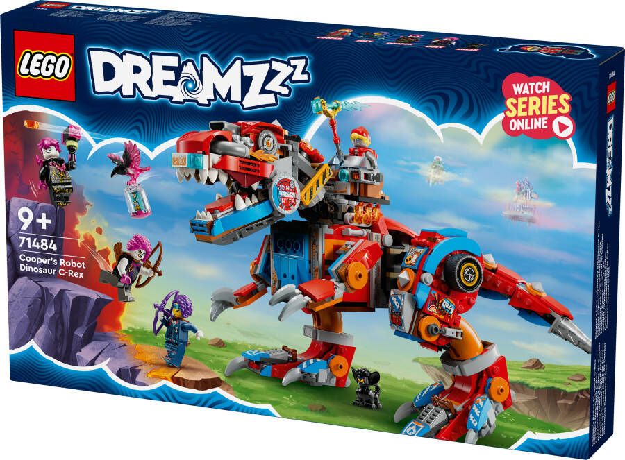 LEGO DREAMZzz 2-in-1 Coopers robotdinosaurus C. Rex Dinosaurus Speelgoed voor Kinderen 71484