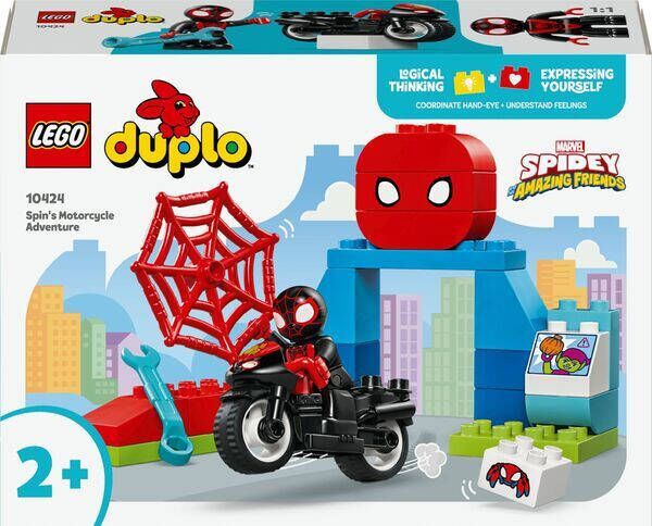 LEGO DUPLO Marvel De motoravonturen van Spin Speelgoed voor Peuters 10424