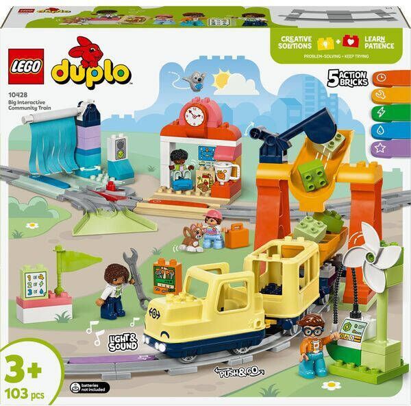 LEGO DUPLO Stad Grote interactieve buurttrein set 10428