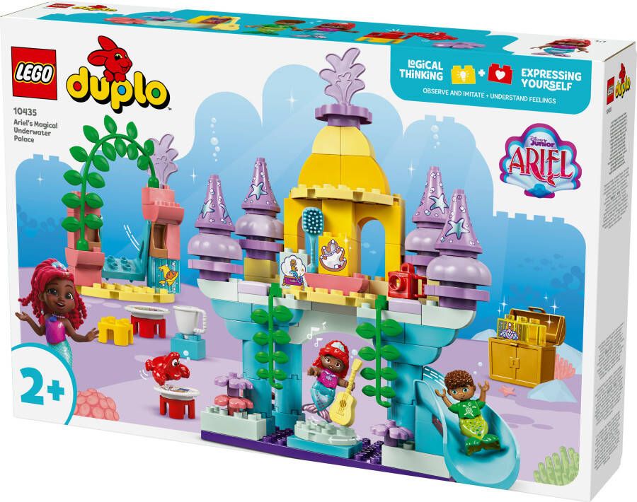 LEGO DUPLO Disney Ariëls magische onderwaterpaleis Bouwbaar Speelgoed voor Peuters 10435