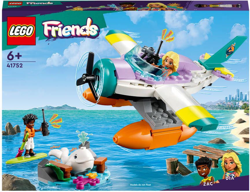 LEGO Friends 41752 reddingsvliegtuig op zee