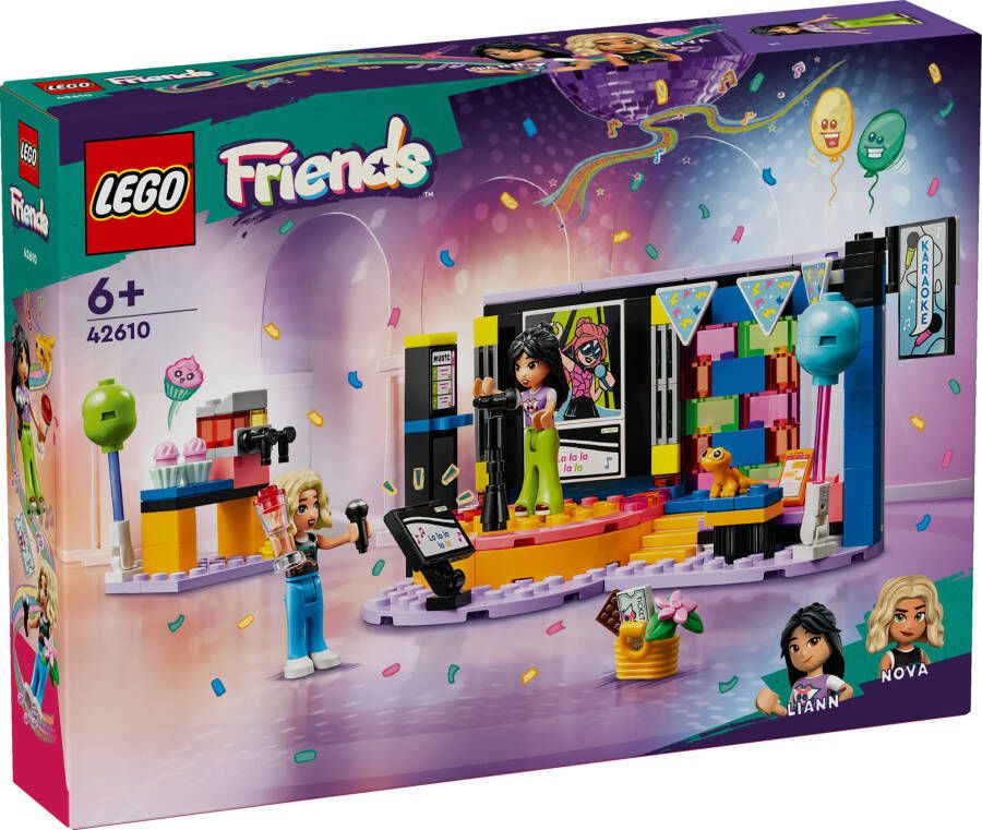 LEGO Friends 42610 karaoke muziekfeestje mini poppetjes