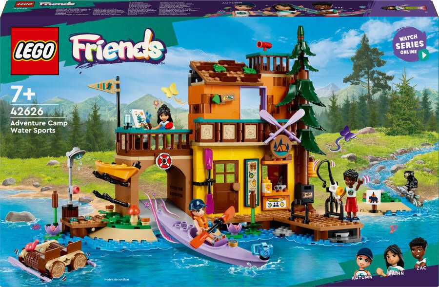 LEGO Friends Avonturenkamp watersporten Speelgoed Bouwpakket voor Kinderen 42626