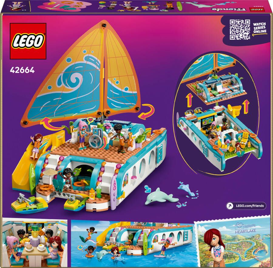 LEGO Friends Avontuurlijke Bootreis Bouw- en Speelset 42664
