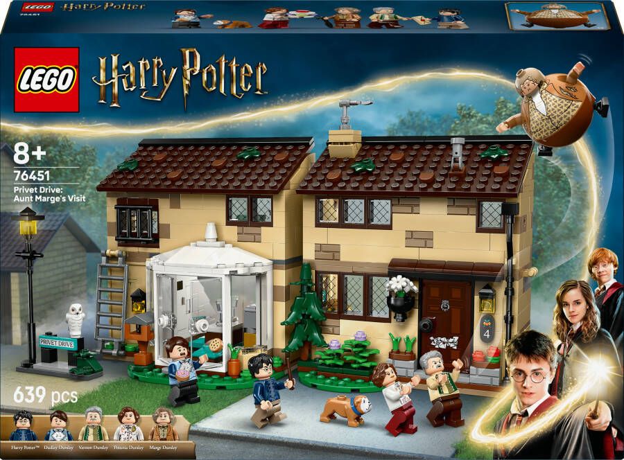 LEGO Harry Potter 76451 Ligusterlaan: bezoek van tante Margot