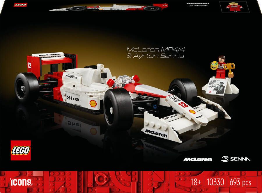 LEGO Icons 10330 McLaren MP4 4 en Ayrton Senna