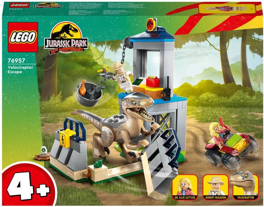 LEGO Jurassic World 76957 Ontsnapping van de velociraptor