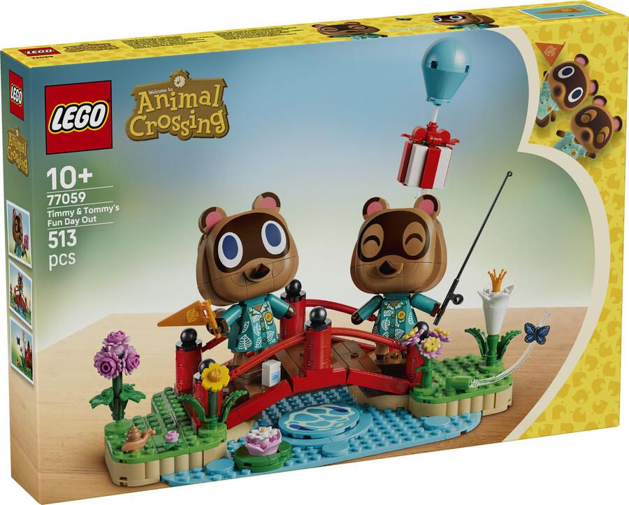 LEGO Animal Crossing Dagje Vrij met Timmy en Tommy Game Speelgoed 77059
