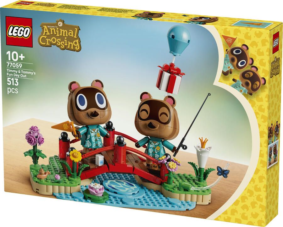 LEGO Animal Crossing Dagje Vrij met Timmy en Tommy Game Speelgoed 77059