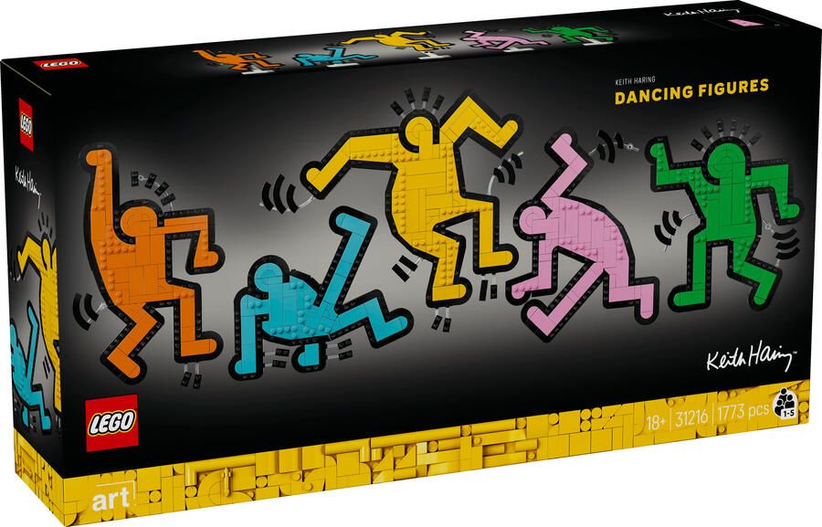 Lego Art Keith Haring Dansende Figuren 31216
