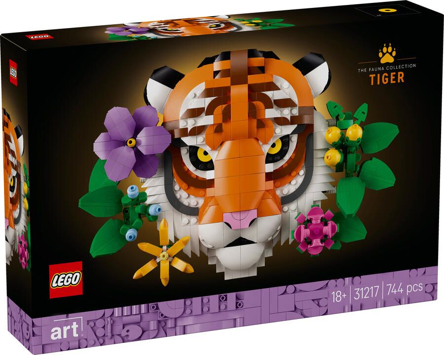 LEGO Art De Faunacollectie – Tijger Cadeau 31217