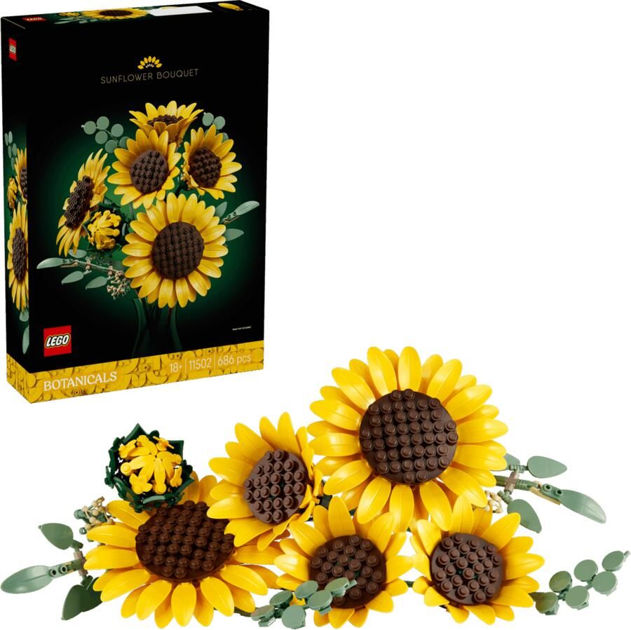 LEGO Botanical Collection Boeket met Zonnebloemen Woondecoratie 11502 - Foto 2