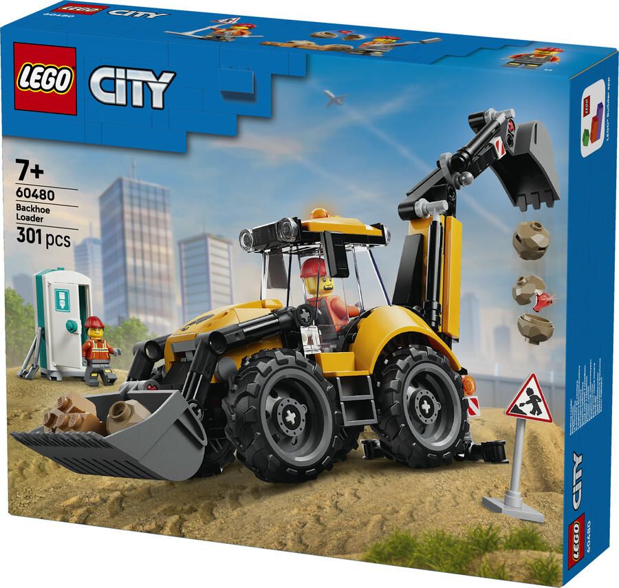 Lego City Gele graaflaadmachine 60480 - Foto 2