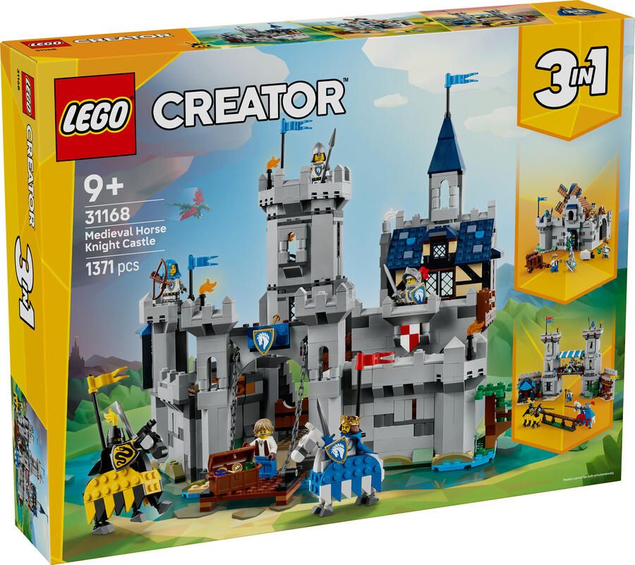 LEGO Creator Iconic Middeleeuws kasteel met ridders te paard 31168 - Foto 2