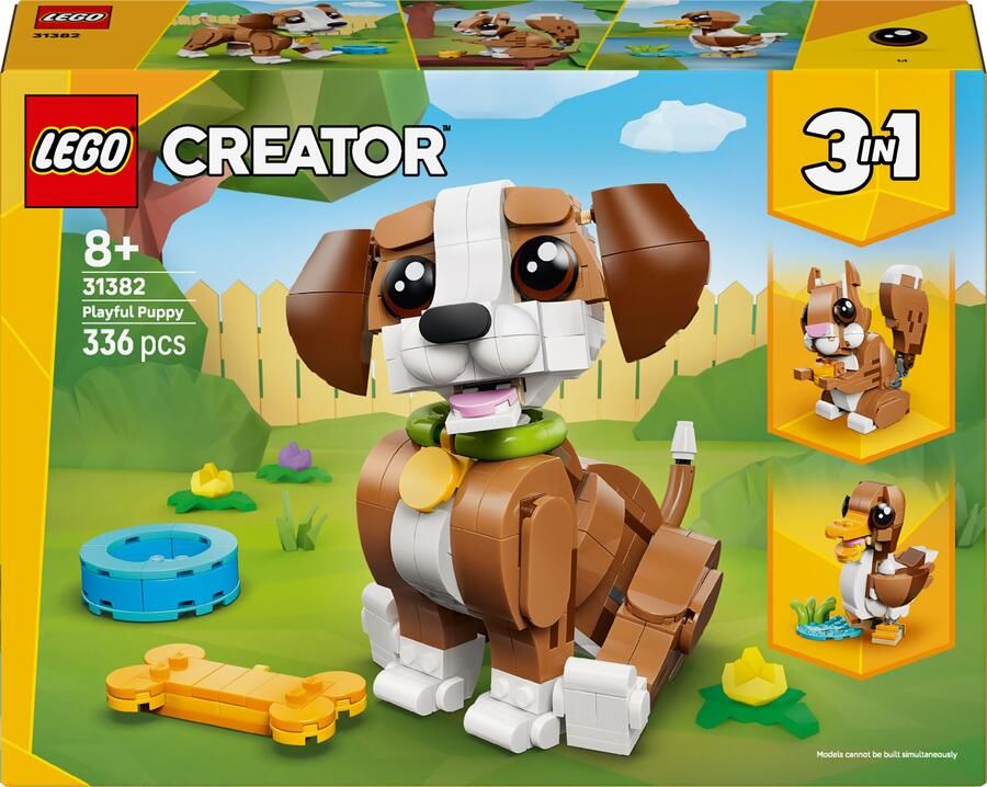 LEGO Creator 31382 schattige dieren: speelse puppy