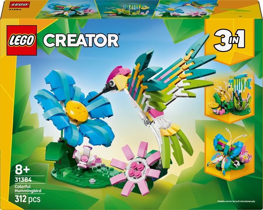 LEGO Creator Wilde dieren: kleurrijke kolibrie 31384