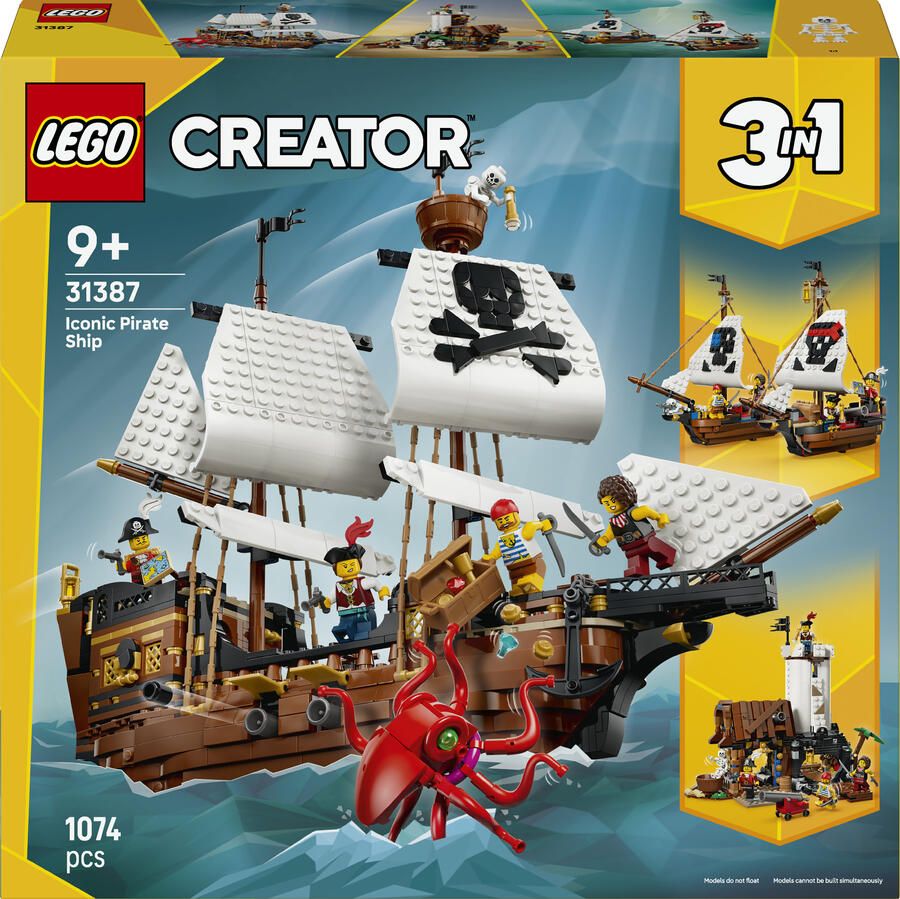 Lego Creator 3-in-1 Klassiek Piratenschip 31387 - Foto 2