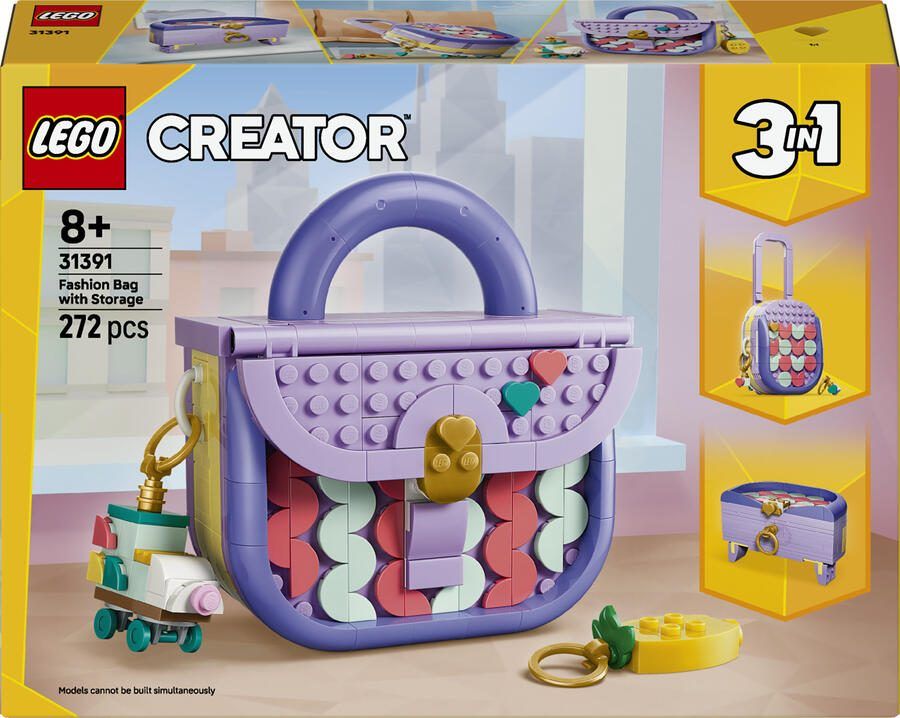 LEGO Creator Stijlvolle tas met opbergruimte 31391