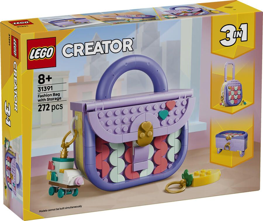 LEGO Creator Stijlvolle tas met opbergruimte 31391