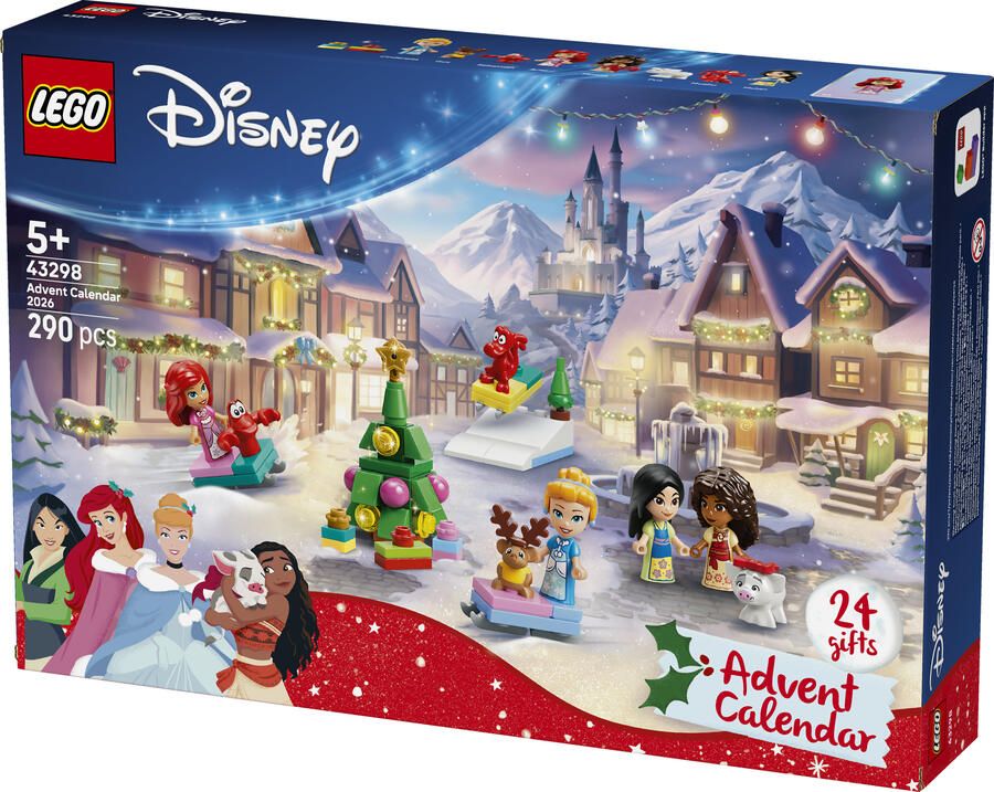 LEGO Disney Princess Adventskalender 2026 met Poppetjes 2026 43298