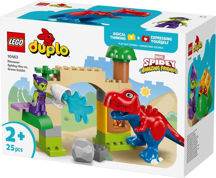 LEGO DUPLO Marvel Dinosaurus Spidey-Rex vs. Green Goblin Set 10463