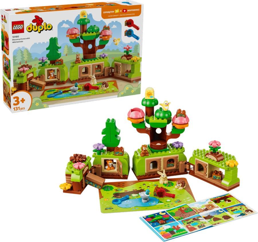 LEGO DUPLO Ontdekkingsbos met wilde dieren 10480