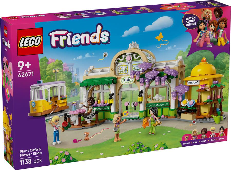 LEGO Friends Plantencafé en Bloemenwinkel Bouwset 42671