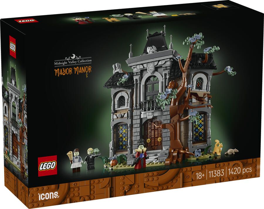LEGO Icons Burgemeestershuis Griezelig Landhuis Bouwpakket 11383 - Foto 2