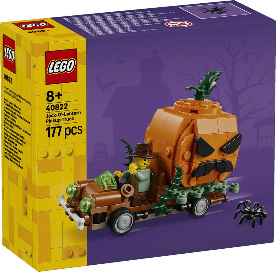 LEGO Seasons and Occasions Griezelpompoentruck Halloween Bouwpakket 40822