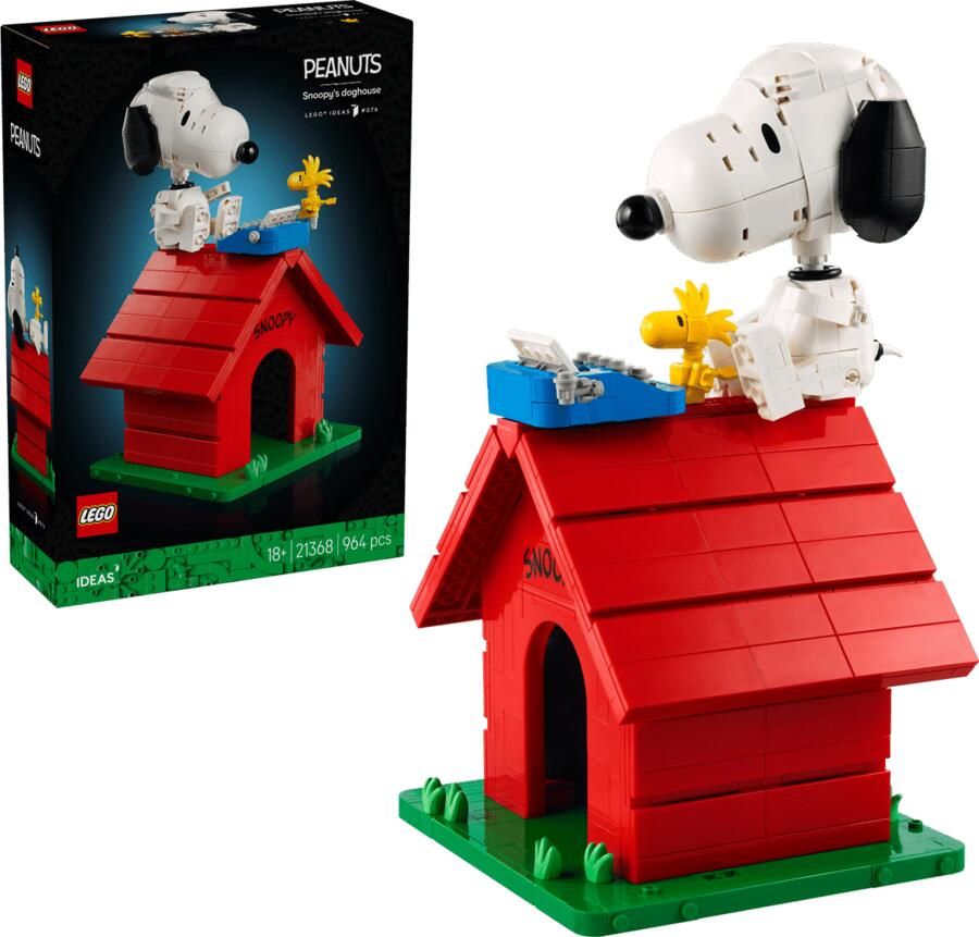 Lego Ideas Peanuts: Snoopy's Hondenhok 21368