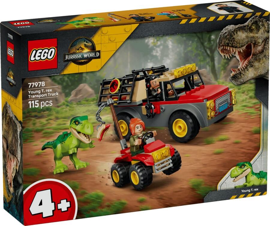 LEGO Jurassic World Jonge T. Rex Transporttruck Dino Speelgoed 77978
