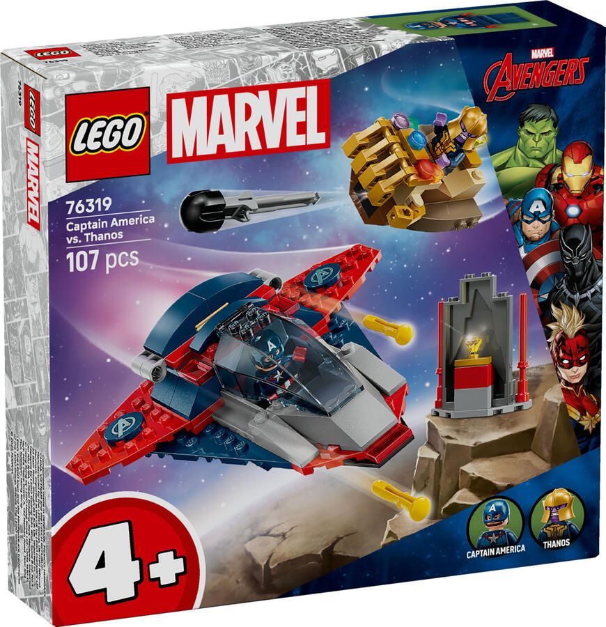 LEGO Marvel Avengers Captain America vs. Thanos 76319
