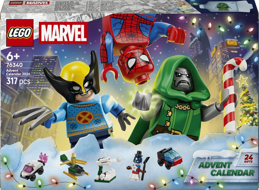 LEGO Marvel Adventskalender 2026 Superheld Speelgoed 76340